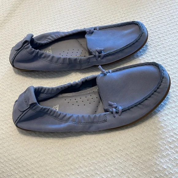 Hush Puppies Ceil Leather Driving Moccasin Loafers size 10 - Picture 6 of 9